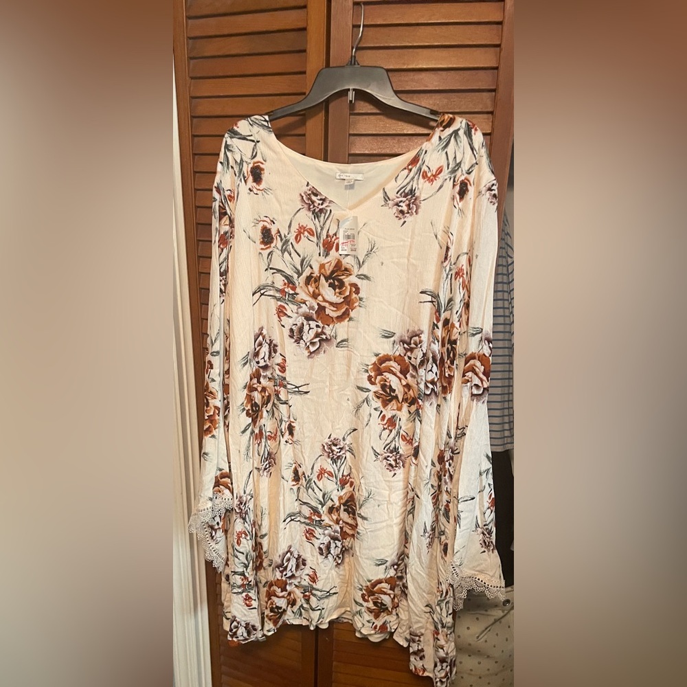 Floral Print Long Sleeve dress